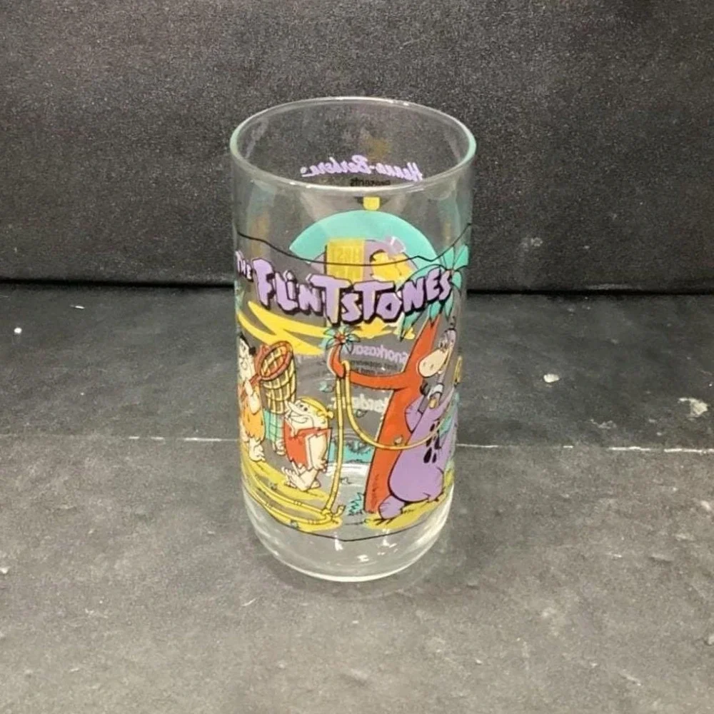 Hanna-Barbera‎ The Flintstones First 30 Years Tumbler, Vintage Collectible Glass
